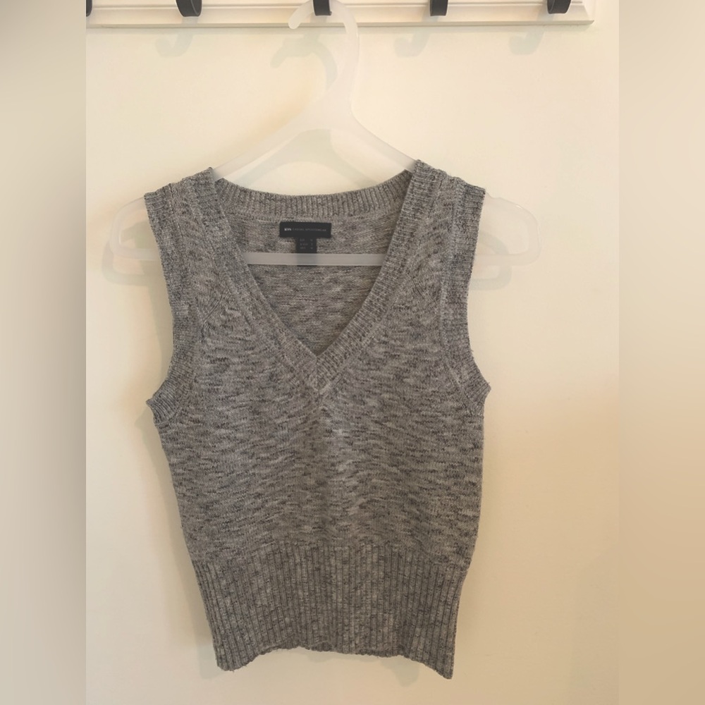 Mango sleeveless silver vest